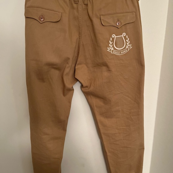 Gucci mens joggers chino sz34 NWT authentic inseem 30